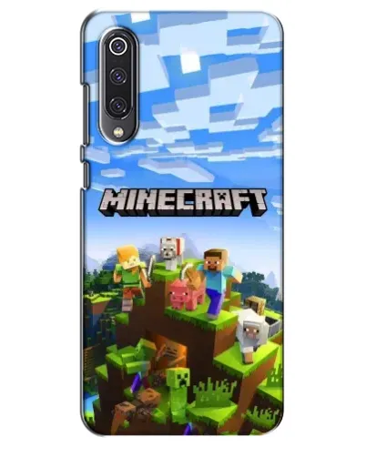 Чехол для Xiaomi Mi 9 SE с картинкой «Minecraft классический мир»