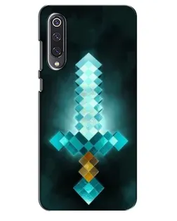 Чехол для Xiaomi Mi 9 SE с картинкой «Алмазный меч неон» Чехол для Xiaomi Mi 9 SE с картинкой «Алмазный меч неон»