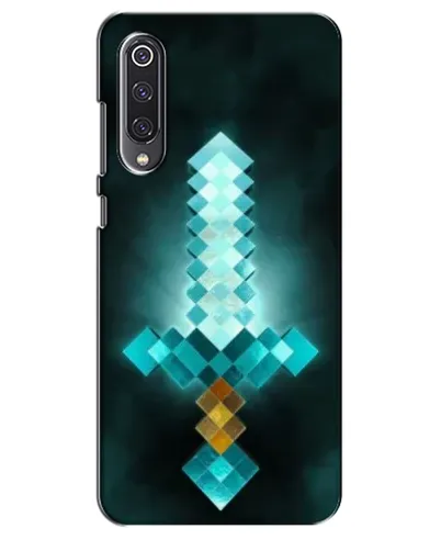 Чехол для Xiaomi Mi 9 SE с картинкой «Алмазный меч неон»