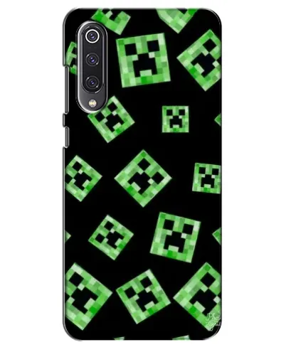 Чехол для Xiaomi Mi 9 SE с картинкой «Паттерн с криперами»