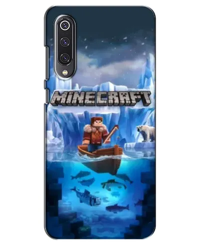 Чехол для Xiaomi Mi 9 SE с картинкой «Minecraft ледяной мир»
