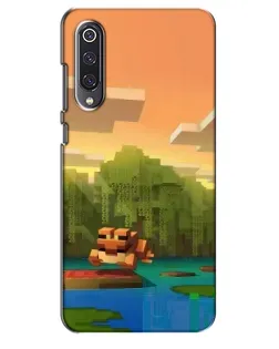 Чехол для Xiaomi Mi 9 SE с картинкой «Майнкрафт закат солнца» Чехол для Xiaomi Mi 9 SE с картинкой «Майнкрафт закат солнца»