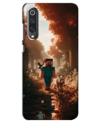 Чехол для Xiaomi Mi 9 SE с картинкой «Стив в лесу»