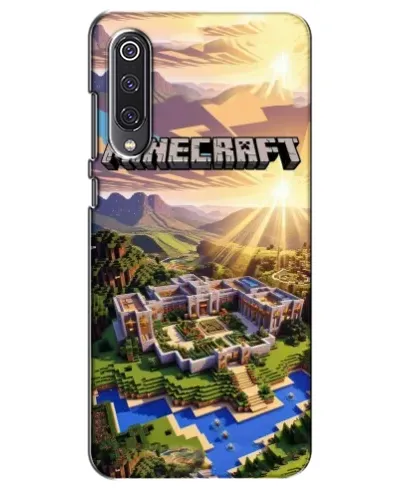 Чехол для Xiaomi Mi 9 SE с картинкой «Minecraft панорама»