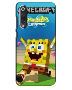 Чехол для Xiaomi Mi 9 SE с картинкой «Губка Боб Minecraft» Чехол для Xiaomi Mi 9 SE с картинкой «Губка Боб Minecraft»