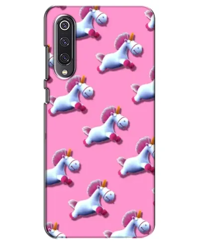 Чехол для Xiaomi Mi 9 SE с картинкой «Единороги на розовом»