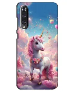 Чехол для Xiaomi Mi 9 SE с картинкой «Единорог среди облаков»