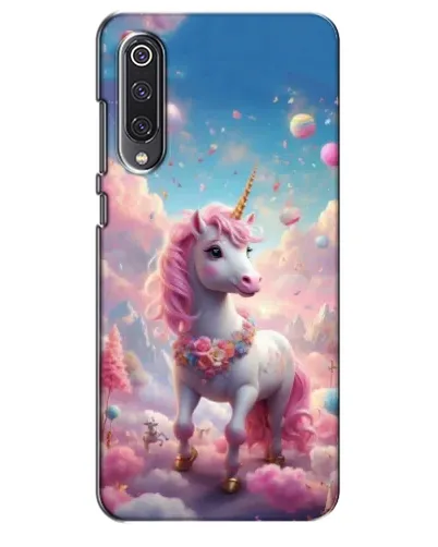 Чехол для Xiaomi Mi 9 SE с картинкой «Единорог среди облаков»