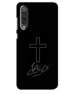 Чохол для Xiaomi Mi 9 SE з картинкою «Графічний хрест Jesus»