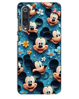Чехол для Xiaomi Mi 9 SE с картинкой «Паттерн Микки и Минни»