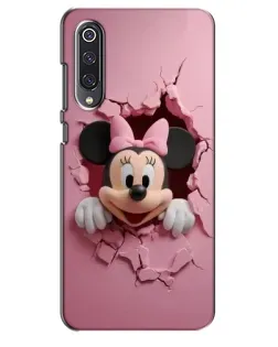 Чехол для Xiaomi Mi 9 SE с картинкой «Минни сквозь стену»