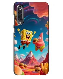 Чехол для Xiaomi Mi 9 SE с картинкой «Космический фастфуд»