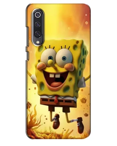 Чехол для Xiaomi Mi 9 SE с картинкой «Губка Боб прыгает»