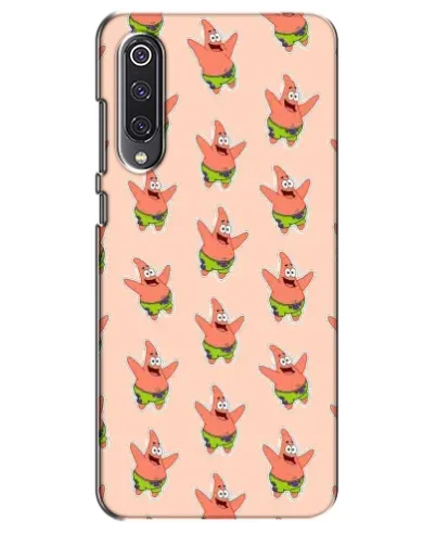 Чехол для Xiaomi Mi 9 SE с картинкой «Патрик Стар паттерн»