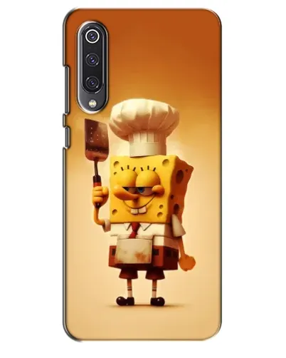 Чехол для Xiaomi Mi 9 SE с картинкой «Губка Боб повар»