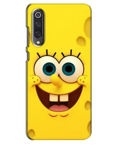 Чехол для Xiaomi Mi 9 SE с картинкой «Губка Боб улыбка»