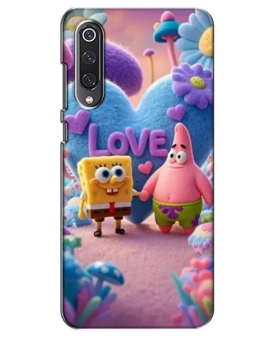 Чехол для Xiaomi Mi 9 SE с картинкой «Губка Боб Патрик»