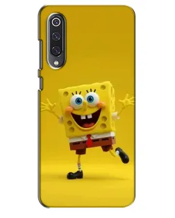 Чехол для Xiaomi Mi 9 SE с картинкой «Позитивный Губка Боб»