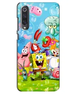Чохол для Xiaomi Mi 9 SE з картинкою «Губка Боб та друзі» Чохол для Xiaomi Mi 9 SE з картинкою «Губка Боб та друзі»