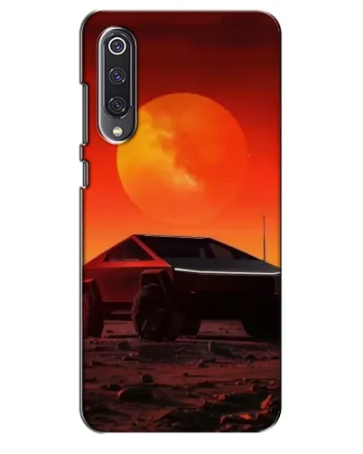 Чехол для Xiaomi Mi 9 SE с картинкой «Cybertruck на Марсе»