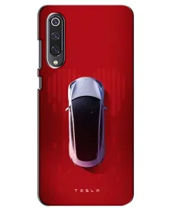 Чехол для Xiaomi Mi 9 SE с картинкой «Tesla Top View»