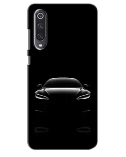 Чехол для Xiaomi Mi 9 SE с картинкой «Силуэт Tesla Night»