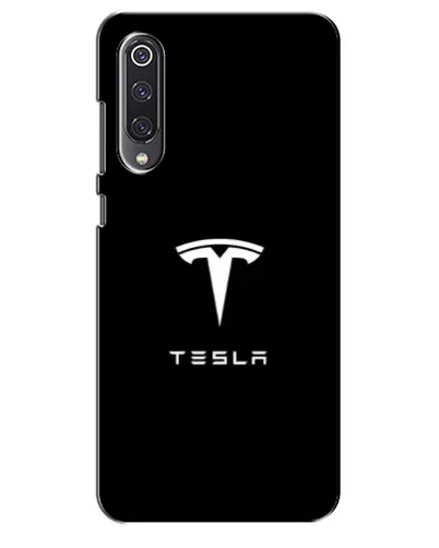 Чехол для Xiaomi Mi 9 SE с картинкой «Tesla White Logo»