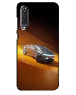 Чехол для Xiaomi Mi 9 SE с картинкой «Cybertruck в пустыне»