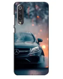 Чехол для Xiaomi Mi 9 SE с картинкой «Mercedes — ночной город»