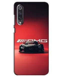 Чехол для Xiaomi Mi 9 SE с картинкой «Mercedes AMG — красная линия»