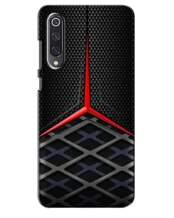 Чехол для Xiaomi Mi 9 SE с картинкой «Mercedes Carbon Grid»