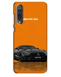Чехол для Xiaomi Mi 9 SE с картинкой «Оранжевый Mercedes AMG»