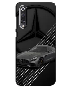 Чехол для Xiaomi Mi 9 SE с картинкой «Mercedes AMG — графика»