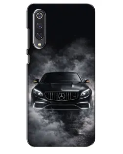 Чехол для Xiaomi Mi 9 SE с картинкой «Mercedes в дыму»