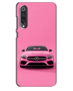 Чехол для Xiaomi Mi 9 SE с картинкой «Розовый Mercedes AMG»