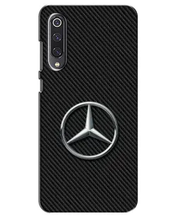 Чехол для Xiaomi Mi 9 SE с картинкой «Карбоновый Mercedes стиль»