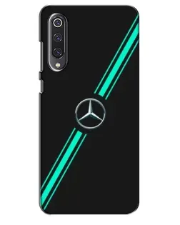 Чехол для Xiaomi Mi 9 SE с картинкой «Спортивные линии Mercedes»