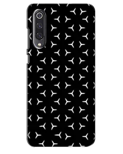 Чехол для Xiaomi Mi 9 SE с картинкой «Mercedes паттерн звезд»