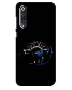 Чехол для Xiaomi Mi 9 SE с картинкой «Салон Audi — руль»