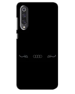 Чехол для Xiaomi Mi 9 SE с картинкой «Audi — световой подпись»