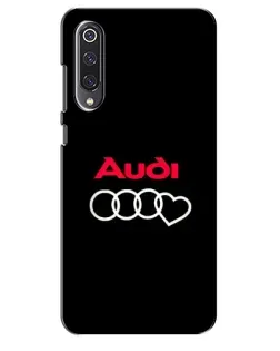 Чехол для Xiaomi Mi 9 SE с картинкой «Логотип Audi Heart»