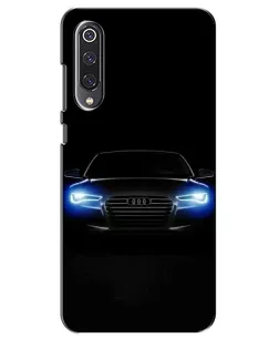 Чехол для Xiaomi Mi 9 SE с картинкой «Audi в неоне»