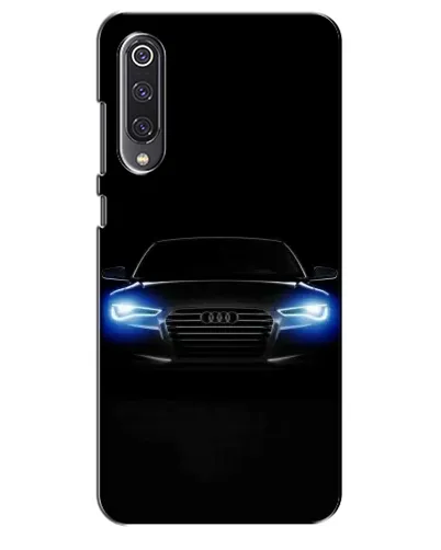 Чехол для Xiaomi Mi 9 SE с картинкой «Audi в неоне»