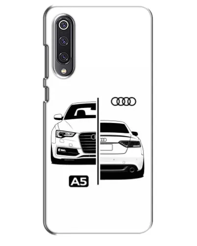 Чехол для Xiaomi Mi 9 SE с картинкой «Audi — контрастный дизайн»