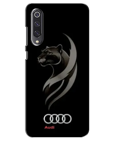 Чехол для Xiaomi Mi 9 SE с картинкой «Графика — пантера и Audi»