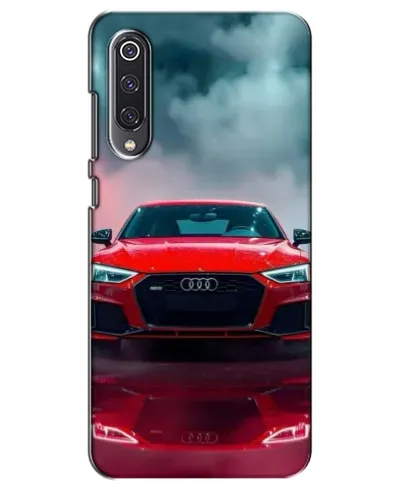 Чехол для Xiaomi Mi 9 SE с картинкой «Audi RS — красный стиль»
