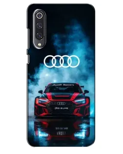 Чехол для Xiaomi Mi 9 SE с картинкой «Audi Sport — неон»