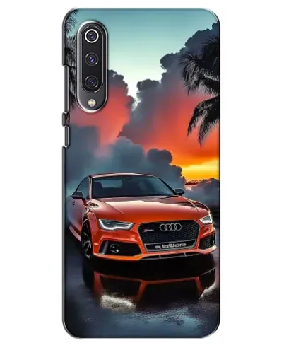 Чехол для Xiaomi Mi 9 SE с картинкой «Audi — закат»