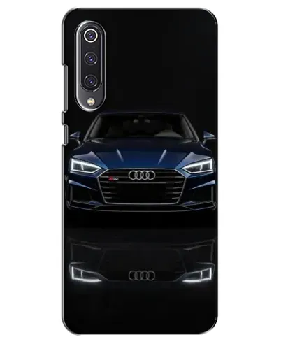 Чехол для Xiaomi Mi 9 SE с картинкой «Audi — ночное отражение»