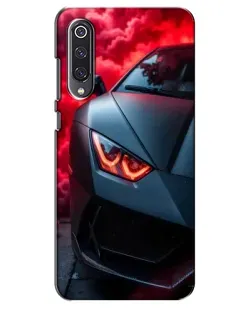 Чехол для Xiaomi Mi 9 SE с картинкой «Lamborghini красное сияние»